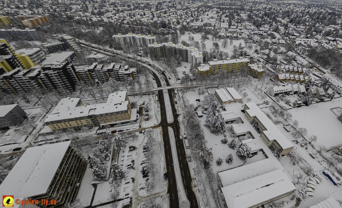 04.12.2021 - Karl-Marx-Ring und Marx-Zentrum in Neuperlach